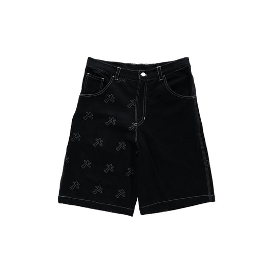 Running Man All Over Print Jorts