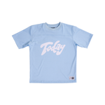 Baby Blue Today Mesh Tee