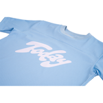 Baby Blue Today Mesh Tee